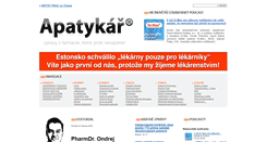 Desktop Screenshot of apatykar.info