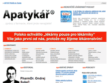 Tablet Screenshot of apatykar.info