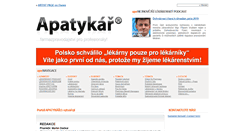 Desktop Screenshot of kontakty.apatykar.info