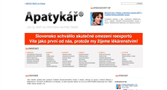 Desktop Screenshot of historie.apatykar.info